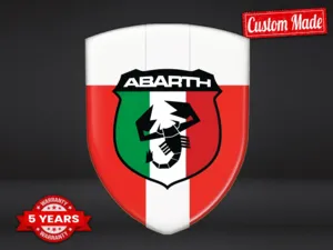 Fiat Abarth Calcomanía Auto Autoadhesiva Acabado Exclusivo Cúpula